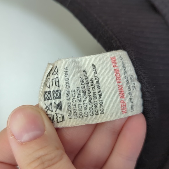 Lucy & Yak Susie Vest Top: ORGANIC COTTON & LENZING ECOVERO - Black - Size XL - Picture 6 of 7